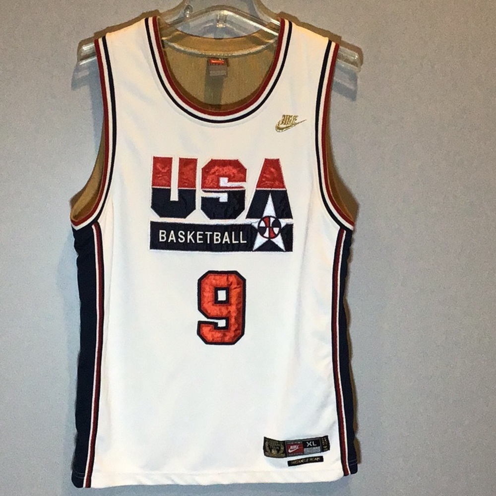 Vintage Michael JORDAN USA #9 basketball jersey